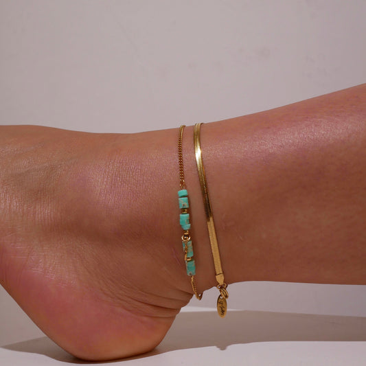 Gold Phyton Anklet