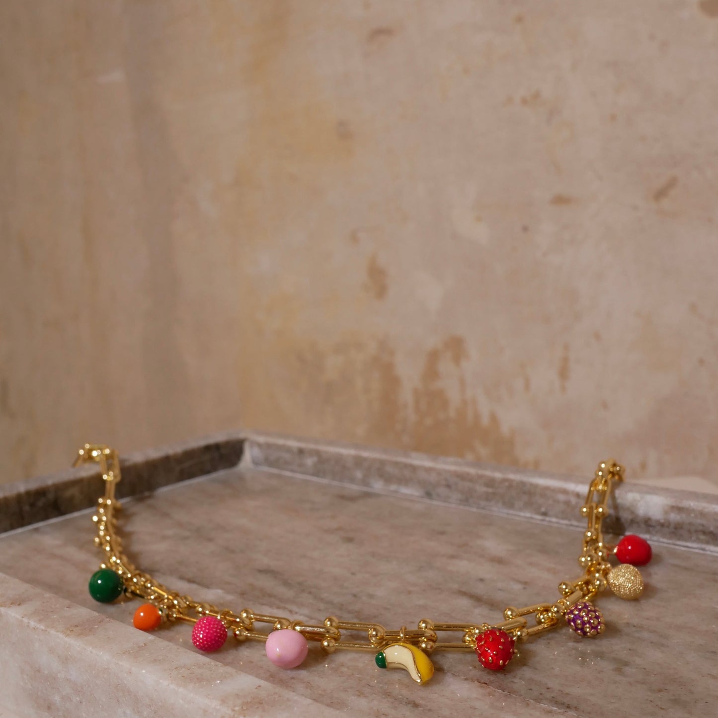 Fruit Plate Necklace