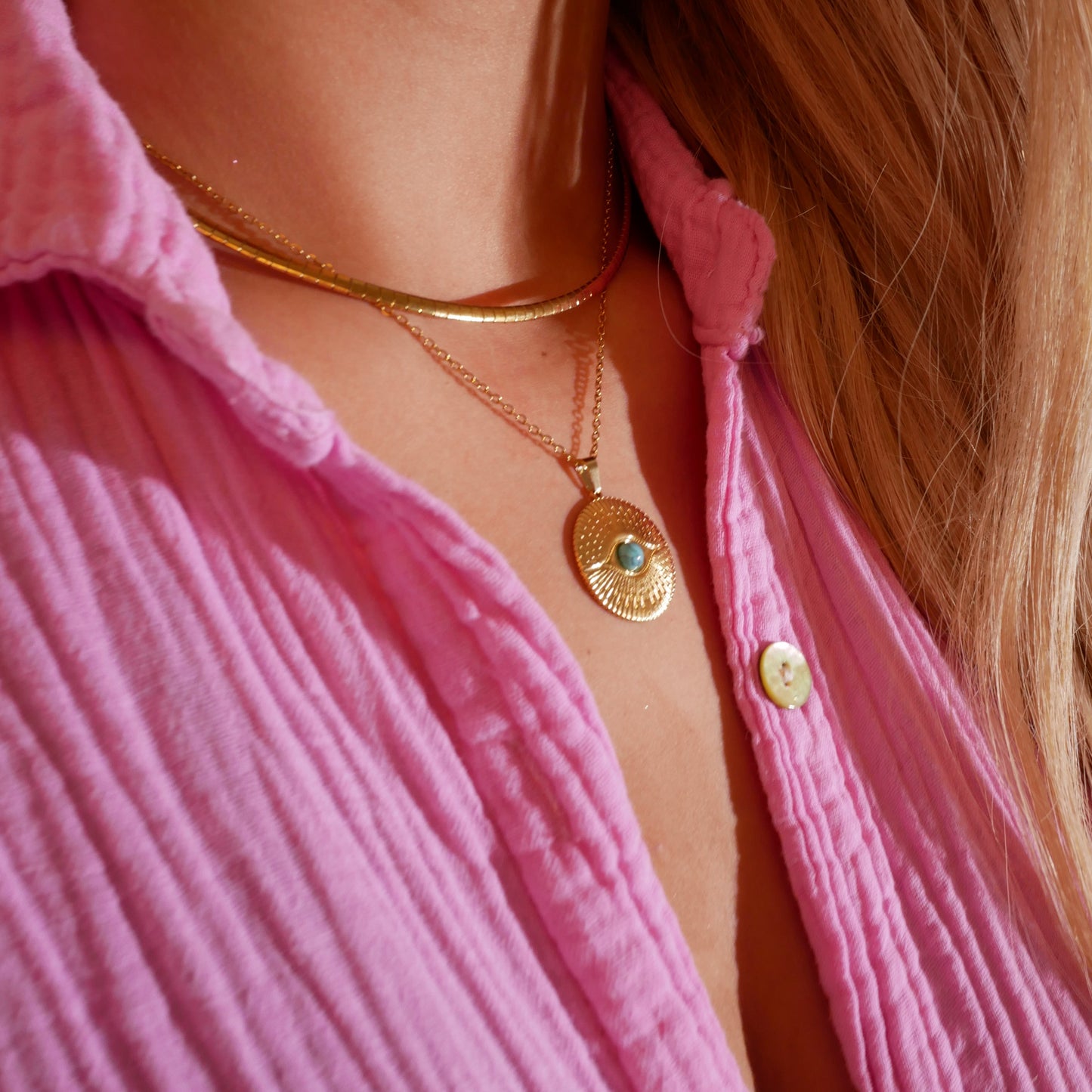 Gold Phyton Necklace