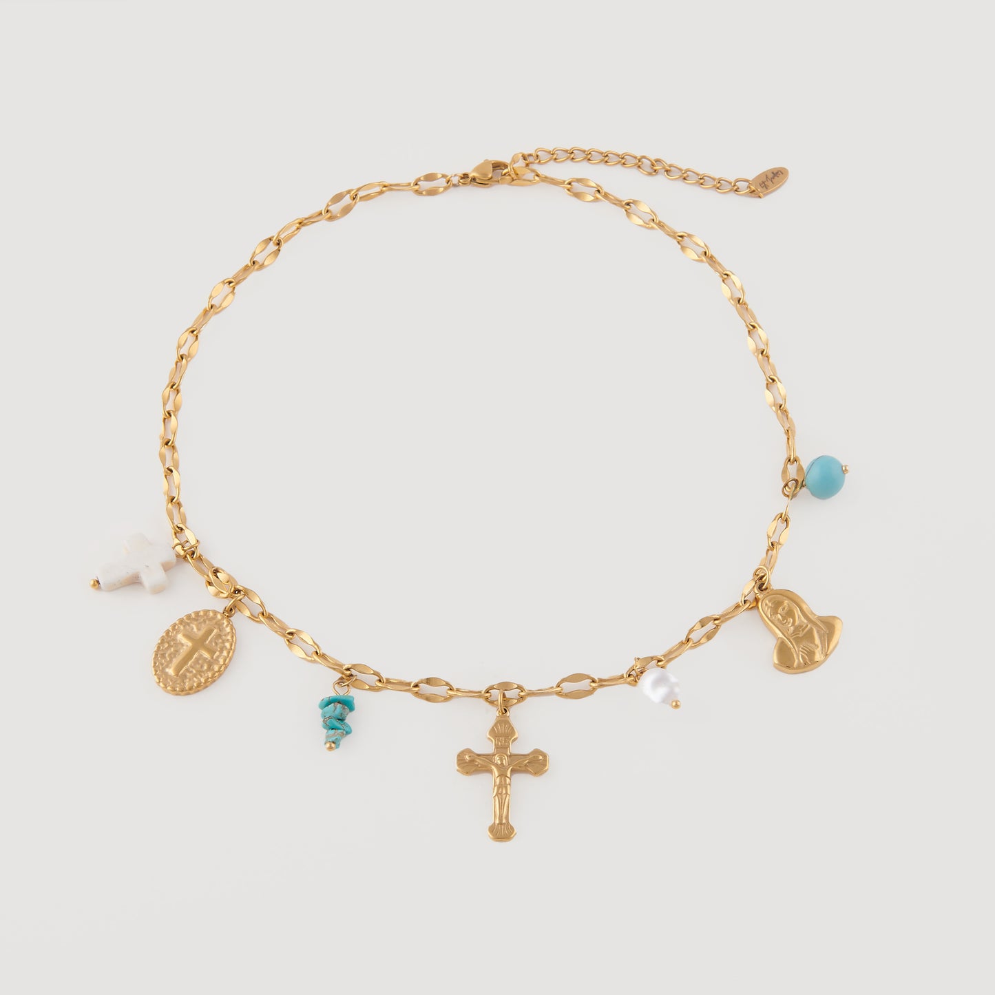 White Saintorini Necklace