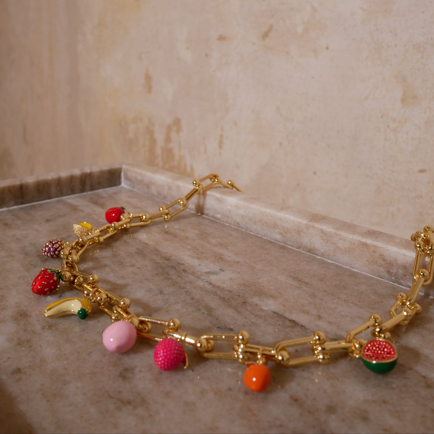 Fruit Plate Necklace